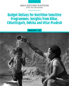Budget outlays for nutrition-sensitive interventions