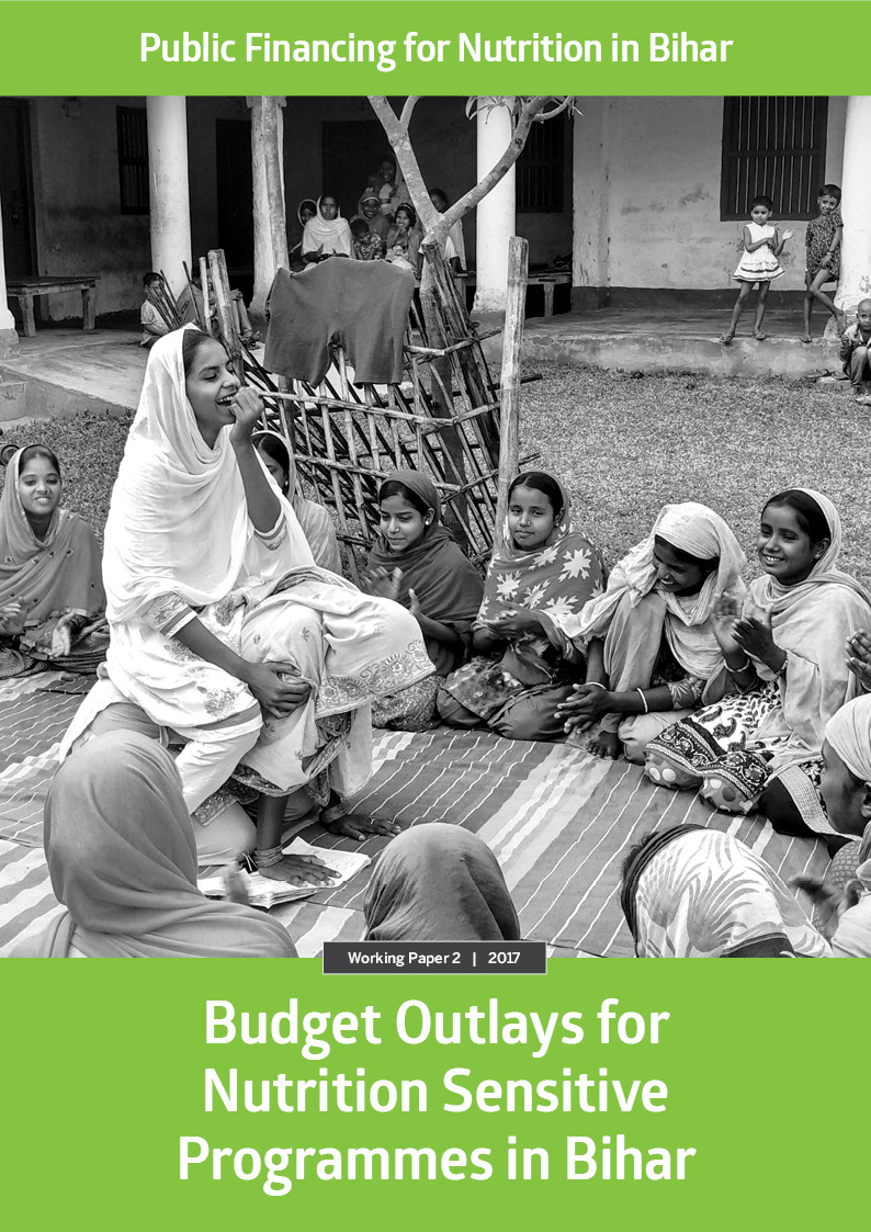 Budget Outlays for Nutrition Sensitive Programmes in Bihar