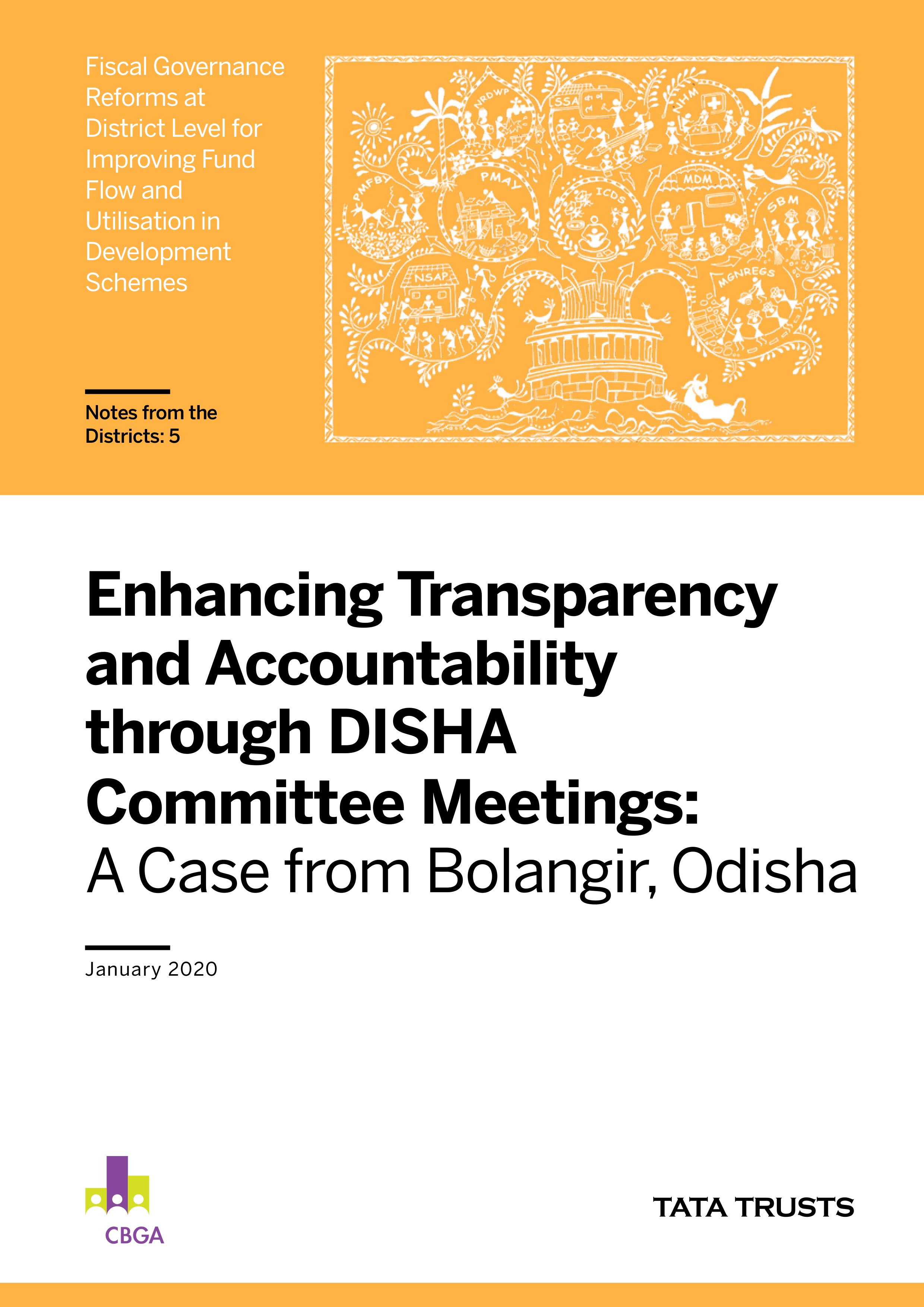 Enhancing Transparency and Accountability through DISHA Committee-Case of Bolangir