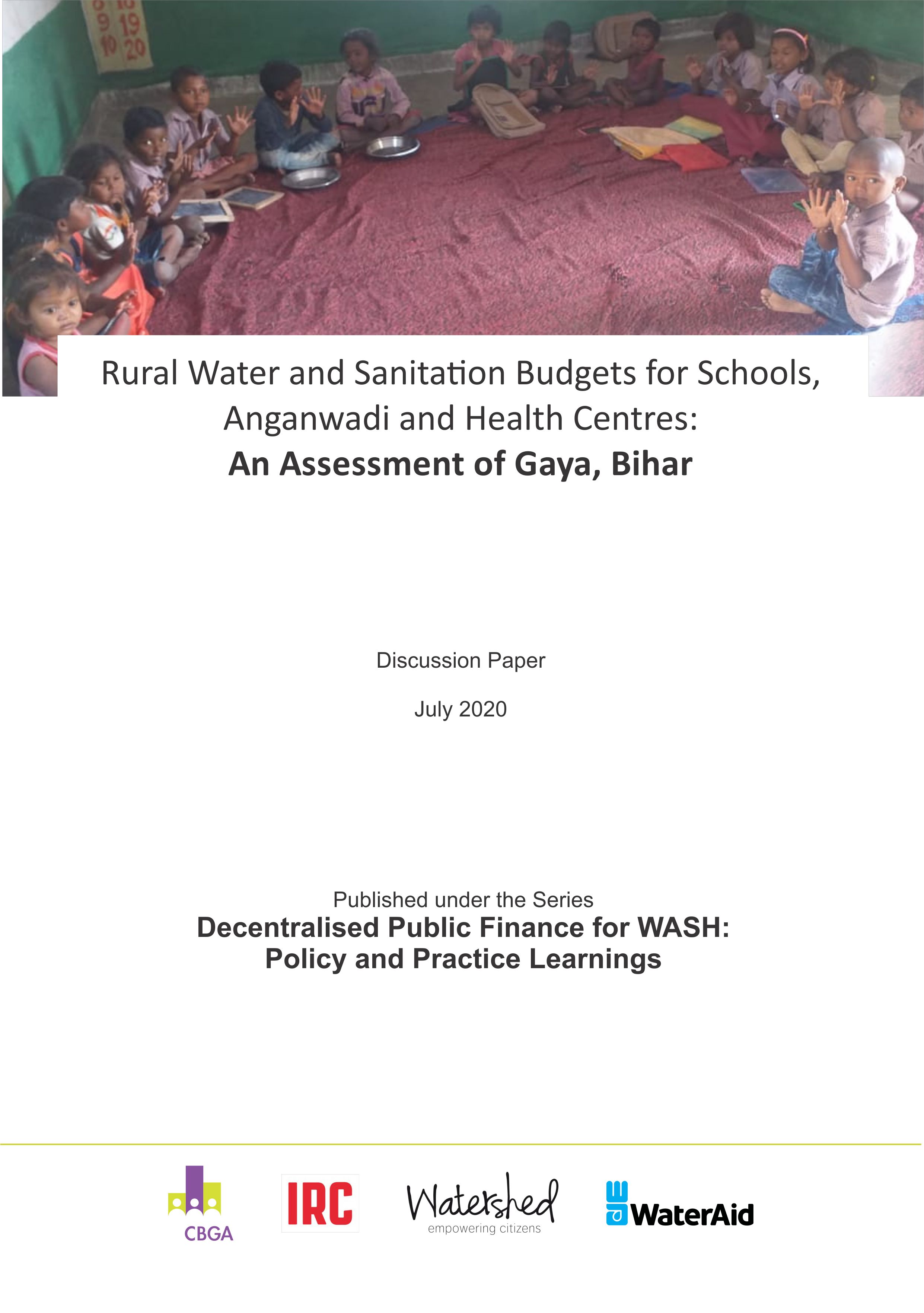 Budgets for WASH in Social Sector Institutions - Gaya