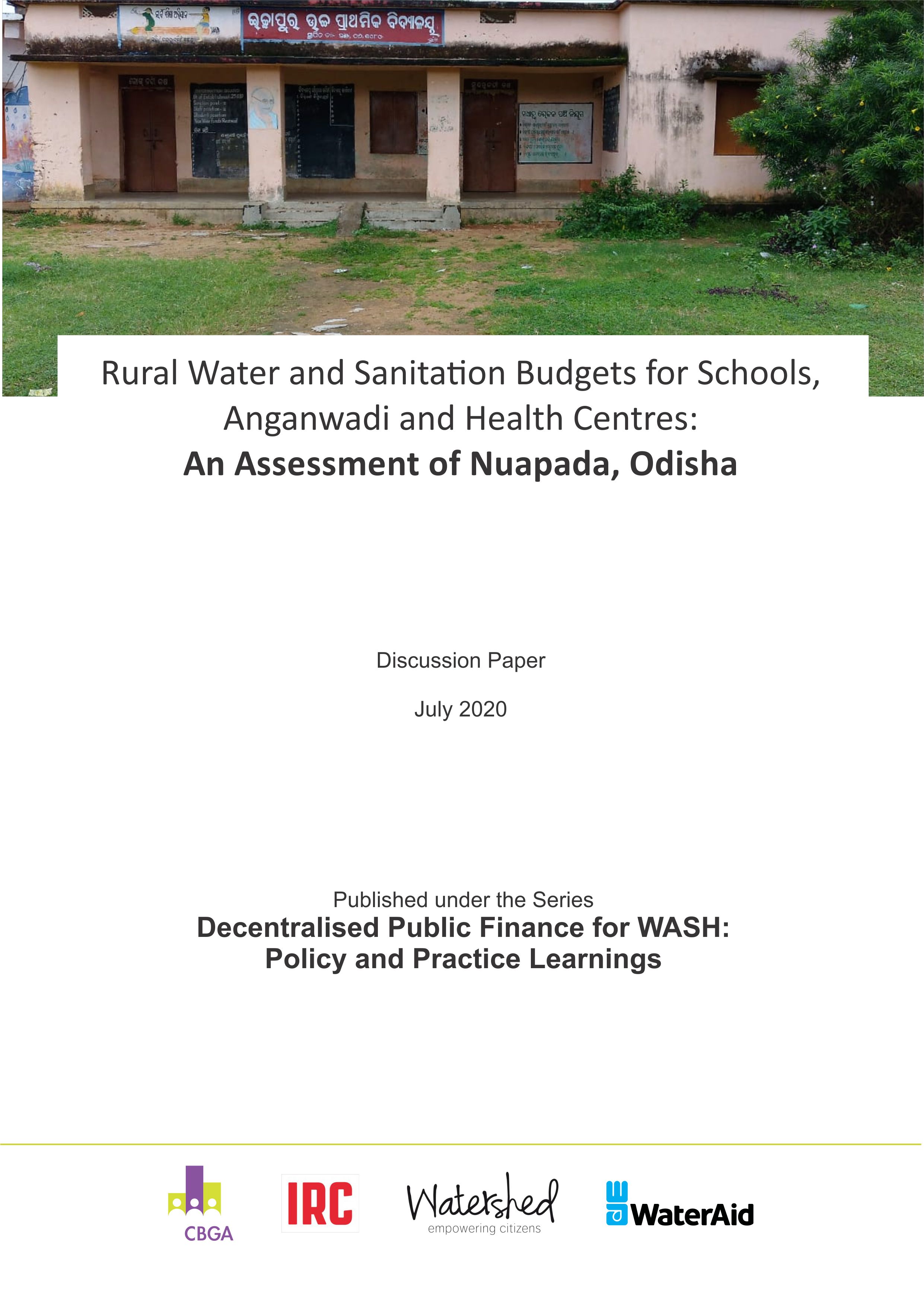 Budgets for WASH in Social Sector Institutions - Nuapada