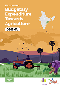 Budgetary Expenditure towards Agriculture in Odisha
