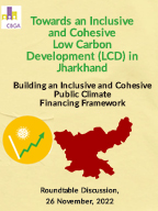 Towards an Inclusive and Cohesive LCD in Jharkhand